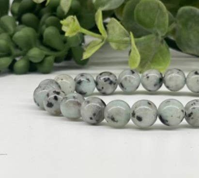 Kiwi Jasper Stretchable Bracelet 8mm
