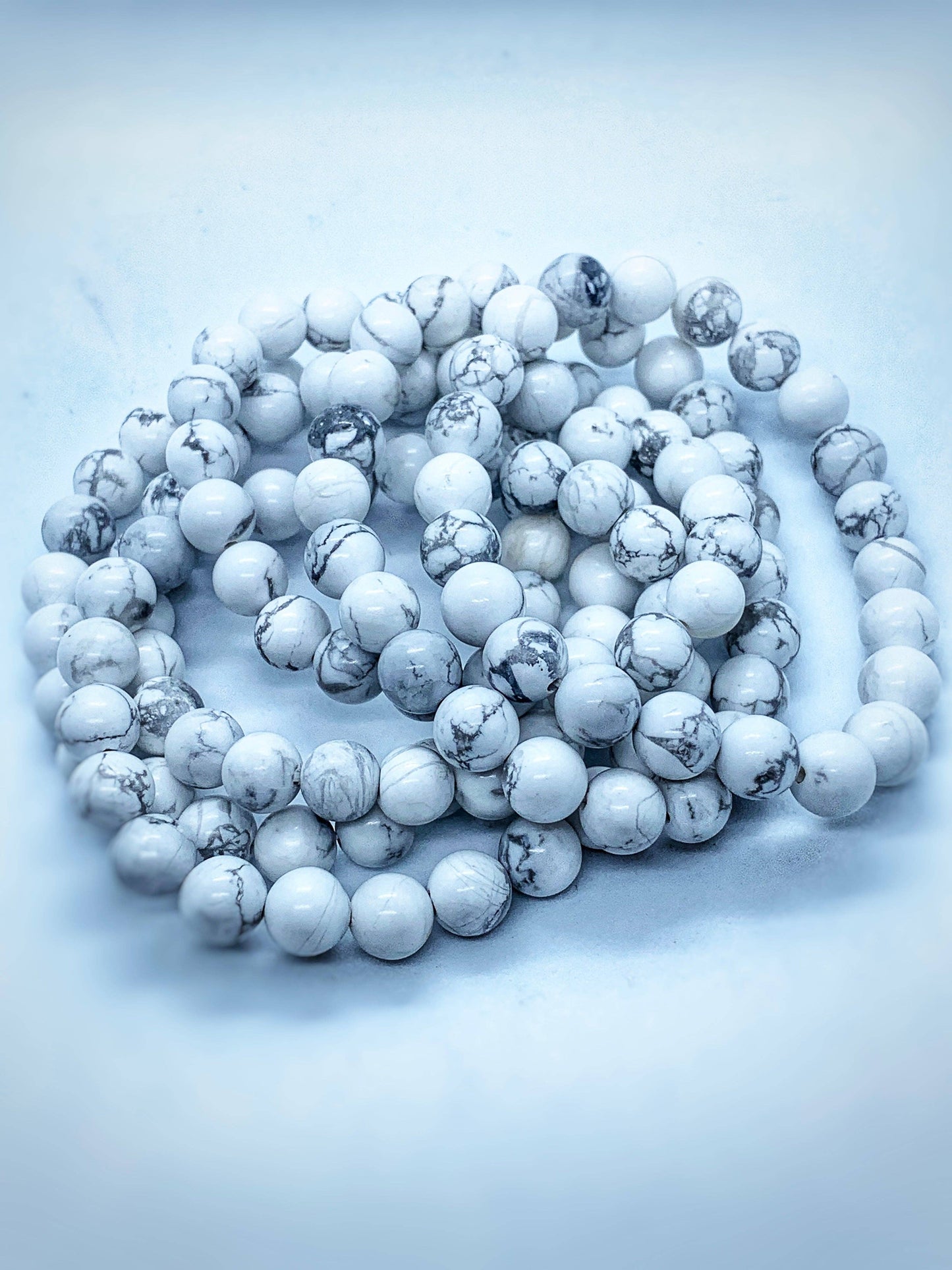 Howlite Bracelet - 8mm